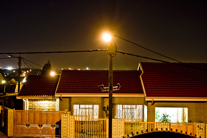 next door at night